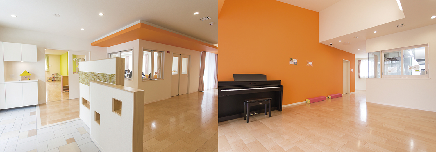 エントランスと多目的室